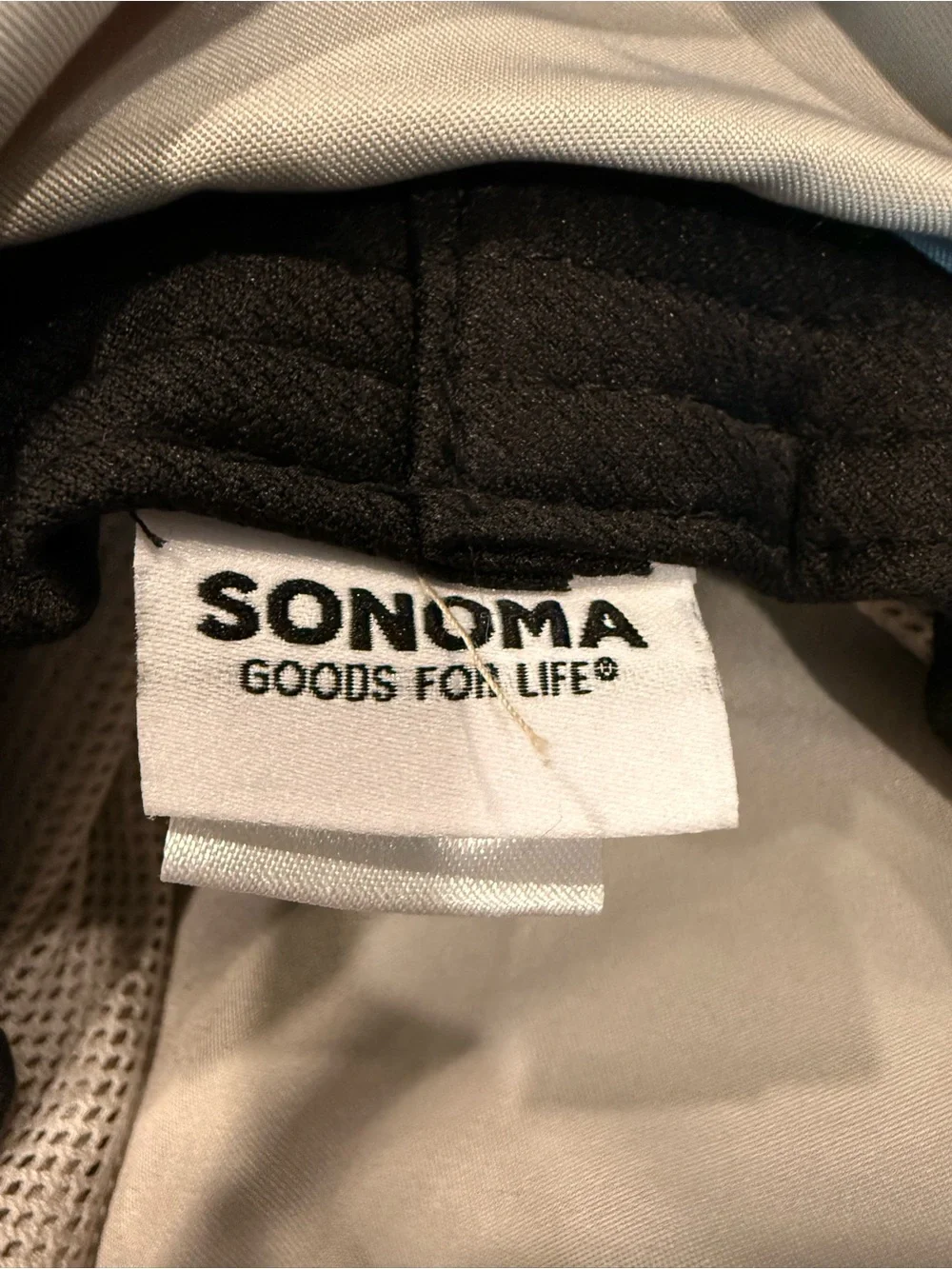 Sonoma Boonie Hat L/XL Light Gray Wide Brim Neck Flap Fishing Hiking Hat